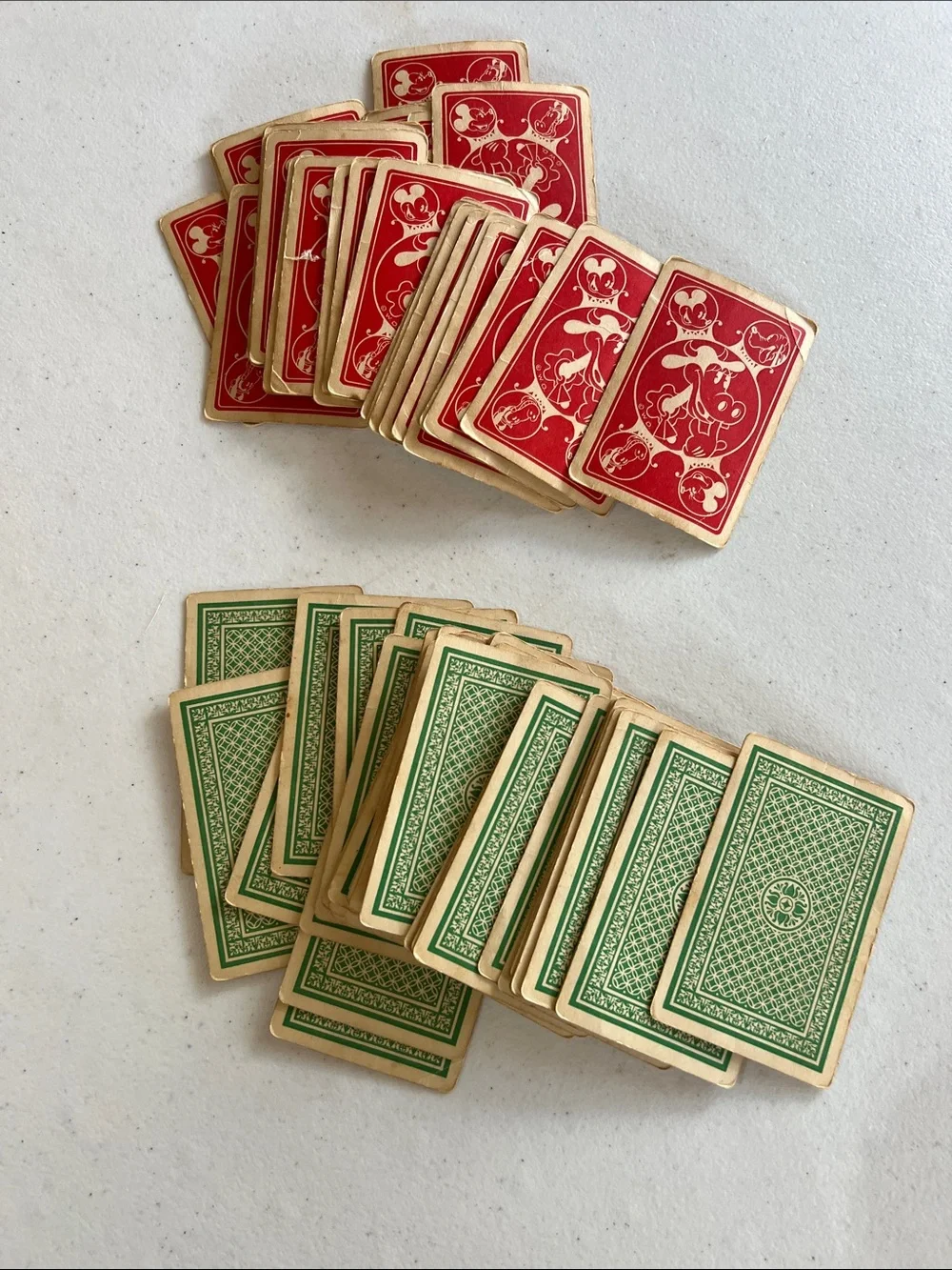 Vintage Kids Playing Cards